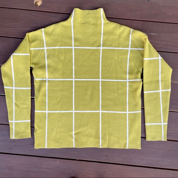 CYNTHIA ROWLEY Yellowish Green Sweater - Picture 2 of 3